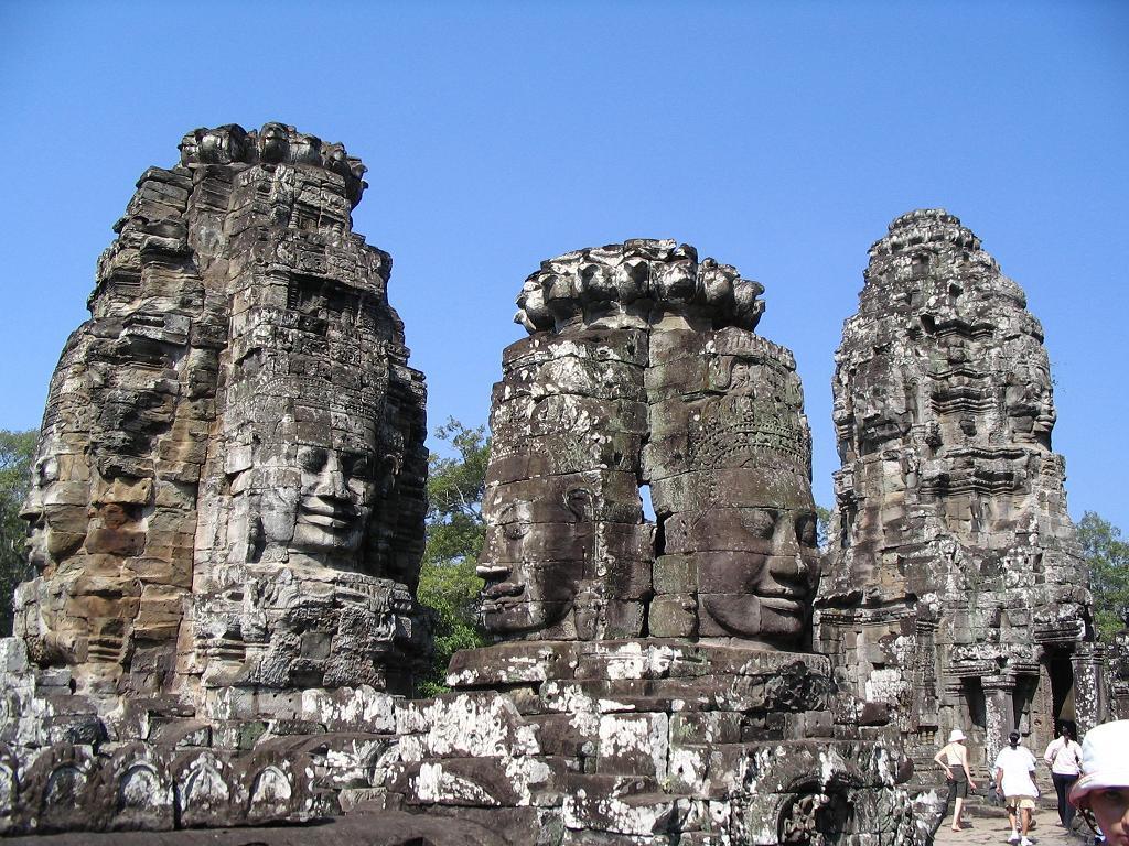 Tváře v Bayon - Angkor - Kambodža