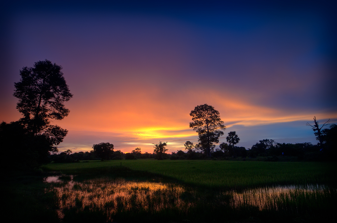 Kambodža s fotografem - Východ Slunce