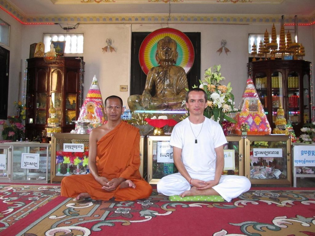 Meditace v Kambodze