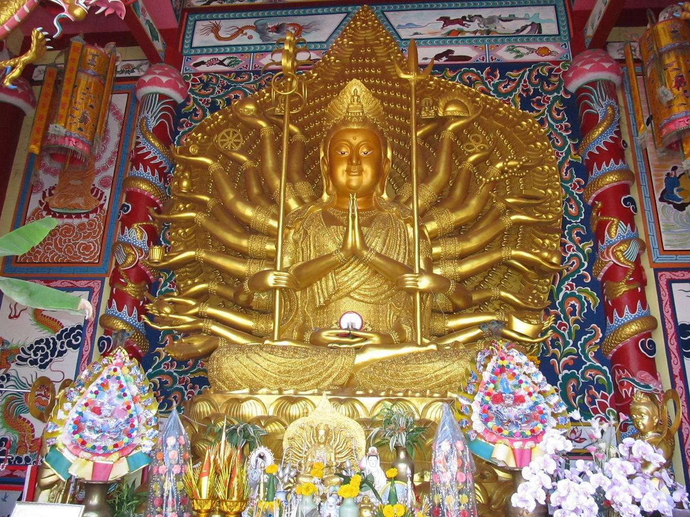 Kuan Yin - Čínský klášter - Wat Muang - Thajsko