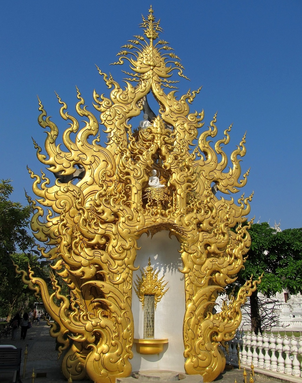 Buddha - Wat Rong Khun - Chiang Rai - Thajsko