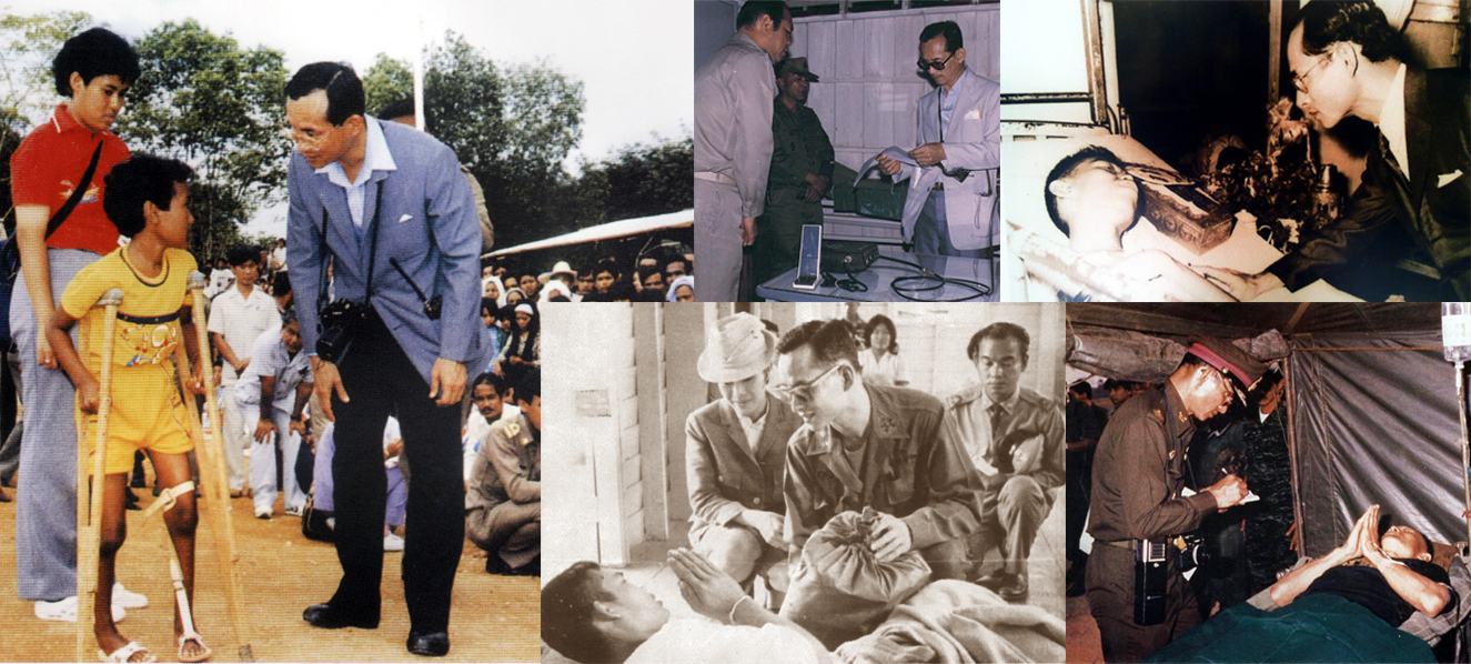 Thajský král Bhumibol Adulyadej