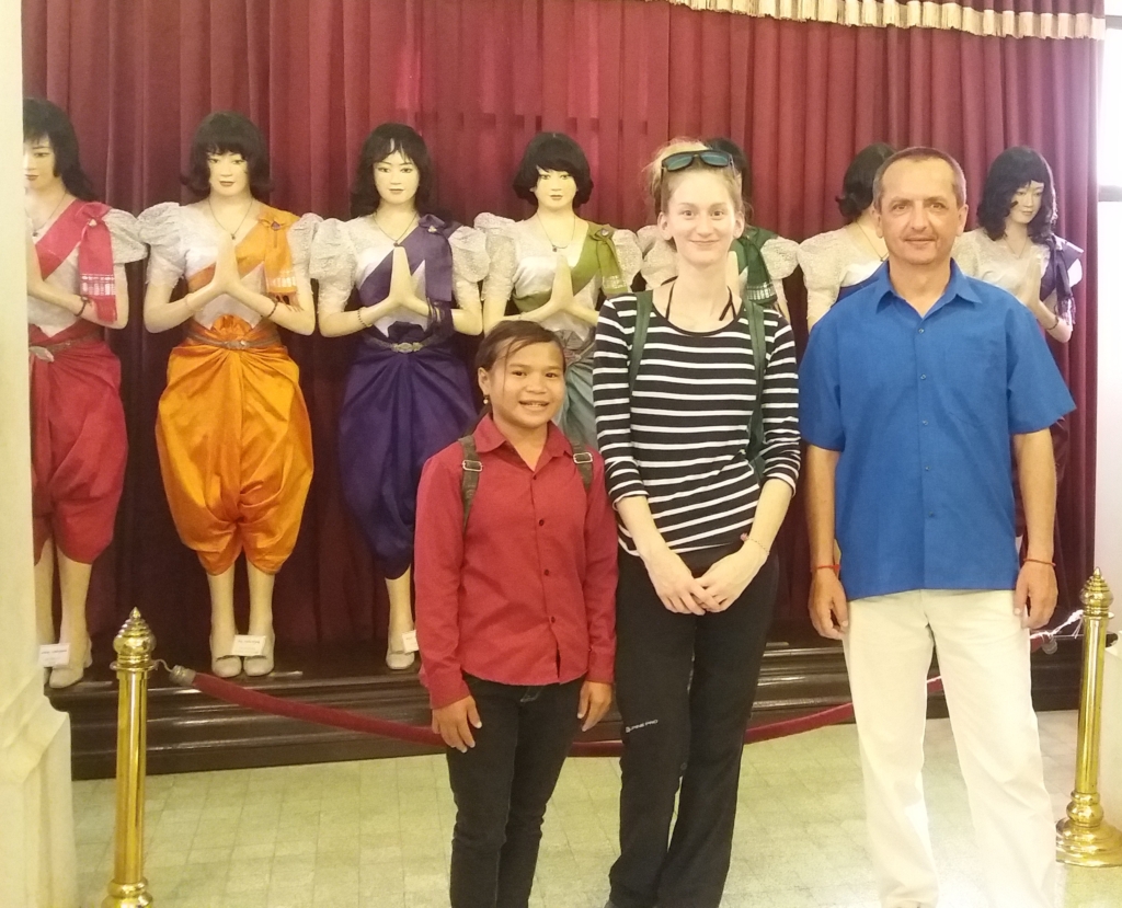 V Královském paláci Phnom Penh