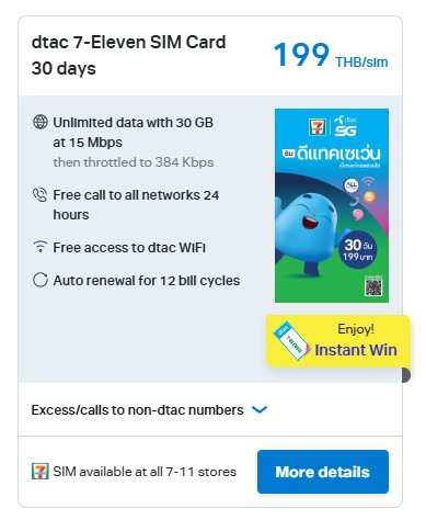 Thajsko a Kambodža cestovní SIM karta s neomezeným datem a rychlostí 5G.